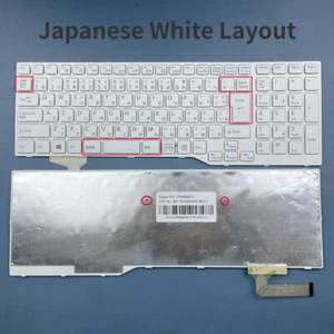 Japanese Keyboard For Fujitsu LifeBook AH456 AH524 AH544 AH555 AH564 AH565 AH574 - Picture 1 of 6