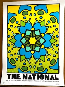 INTERPOL Shelburne VT July 19th 2022 Screen Print AP Poster SIGNED - Picture 1 of 5
