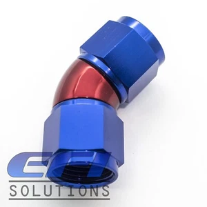 45 Degree Full Flow Female Female Coupler / Joiner Fitting AN12 563-12 - Picture 1 of 1