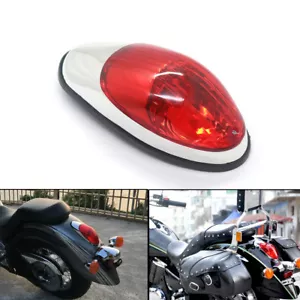 Motorcycle Chrome Rear Tail Brake Light Taillight For Kawasaki VN900 - Picture 1 of 9