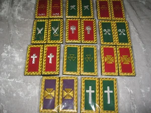 York Rites Knights Templar Shoulder Boards Epaulettes Officers Ceremonial NEW! - Picture 1 of 22