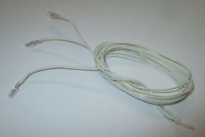 Glühbirne mit Kabel weiss 50cm 3,5Volt für Krippen/Puppenhäuser - 3 Stück