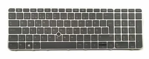 HP EliteBook 755 850 G3 G4 ZBook 15u G3 Swedish Finnish Backlit Keyboard 8366... - Picture 1 of 1