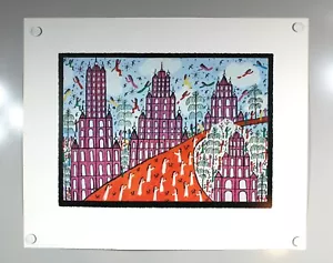 Howard Finster "Stairway to Heaven" Lithograph (SKU A04-A) - Picture 1 of 4