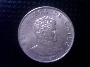 CHILE 10 CENTESIMOS 1971 APR13F - Picture 1 of 2