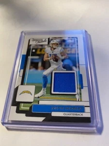 2022 Donruss Fäden #TH-3 Justin Herbert Relikt Los Angeles Ladegeräte - Bild 1 von 1