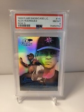 1999 Flair Showcase LEGACY COLLECTION Row 3 Alex Rodriguez - PSA 8
