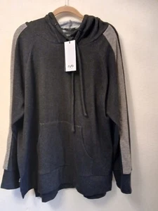 Ruti Women's NWT Slow It Down Lounge Black Hoodie Sweatshirt Size M/L - Picture 1 of 8