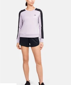 Under Armour Women's UA Tech™ Terry Shorts 1347424-001 Polyester Black Size L - Picture 1 of 5
