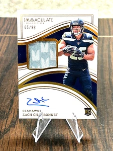 2023 Panini Immaculate Collection ZACH CHARBONNET #141 ROOKIE PATCH AUTO 65/99 - Picture 1 of 3