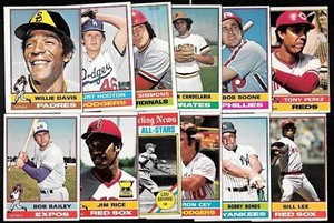 1976 OPC O PEE CHEE TOPPS 265-396 MLB BASEBALL CARD ERROR VARIATION SEE LIST