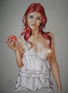 STAMPA DELL'ORIGINALE*** PIN UP ART di SLY *** # 9183 - Foto 1 di 1
