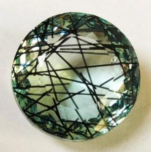 Rutilated Quartz 74.45 Ct. Round Cut Loose Gemstone for Ring Pendant Bracelet - Picture 1 of 7
