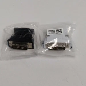 2ea DVI-I Male Analog (24+5) to VGA Female (15-pin) Connector Adapter Desktop PC - Picture 1 of 2