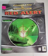 Command & Conquer Red Alert (PC, 1996) BIG BOX OPEN BOX COMPLETE