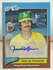 Rollie Fingers 2020 Topps x Super 70s Sport Magnificent Mustaches Autograph Auto