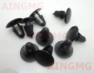 30 pcs Car Retainer Clip Trim Panel Black Nylon Fit Toyota Lexus 90467-08004 - Foto 1 di 1