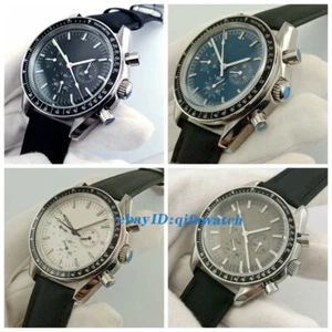 40mm esfera estéril semana fecha día indicador multifunción reloj automático para hombre - Imagen 1 de 15