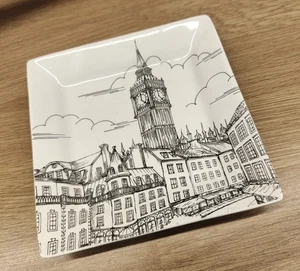Porcelain Fine China Plate Big Ben London By 222  fifth 5¼ inches Diameter  - Foto 1 di 4