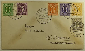 1946 Deutschland Detmold Postgeschichte Brief - Bild 1 von 2