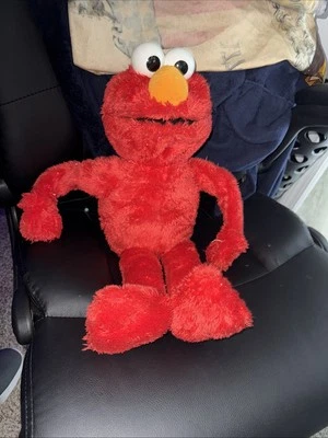 Big Hug Me Elmo Sesame Street Hugs 23in Hasbro Singing Sleep Talking Doll Untest - Image 1 of 4