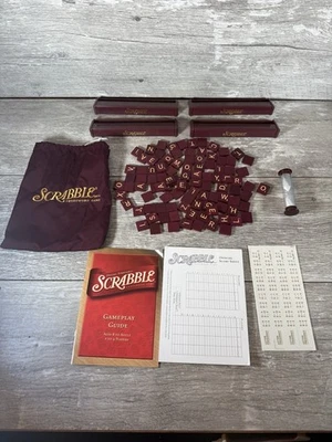 SCRABBLE Deluxe Game Replacement Parts / Pieces Complete Set 100 Tiles Bag - Image 1 of 4