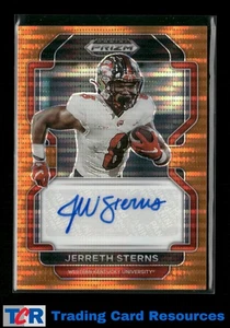 2023 Prizm Draft Picks #RA-JST Jerreth Sterns 2022 Orange Pulsar #/49 Auto - Picture 1 of 2