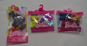 BARBIE & KEN - THREE PACKAGES OF SHOES ALL DIFFERENT !! - Picture 1 of 3
