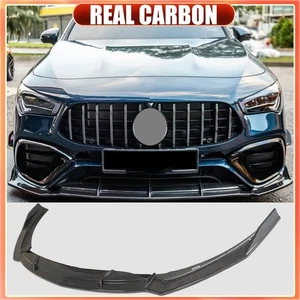 ALERÓN LABIAL PARACHOQUES DELANTERO FIBRA CARBONO REAL CLA45 2020-22 para Benz W118 C118  - Imagen 1 de 15