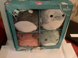 Squishmallow 4 Pack Gift Set - 7” Sealife Jelly, Lobster, Orca etc New open Box - Picture 1 of 4