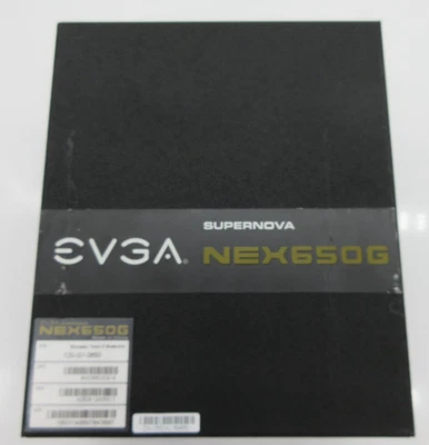 EVGA Supernova NEX650G 650W 80+ Gold Modular Power Supply, 120-G1-0650 - Image 1 of 4