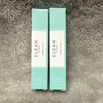 LIMPIO - 2x RESERVA Cálido Algodón EDP Rollerball .17oz/5ml Perfume Mujer - Nuevo en Caja Foto 1 de 4