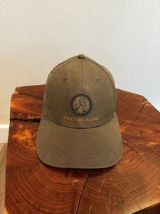 Cappello Southern Marsh verde tela cerata pelle scamosciata cinturino con rivestimento inciso - Foto 1 di 5