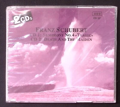 FRANZ SCHUBERT SYMPHONY NO 4 TRAGIC DEATH AND THE MAIDEN SEALED!  2-CD  CD 2456 - Image 1 of 2