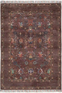 Ziegler Handgeknüpfter Orientteppich 208 x 150 cm - Fein, Carpet, Rug, Braun - Bild 1 von 12
