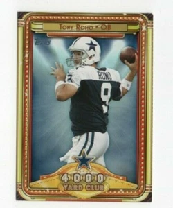 2013 Topps Football 4000 Yard Club TONY ROMO DALLAS COWBOYS #2 - Foto 1 di 4