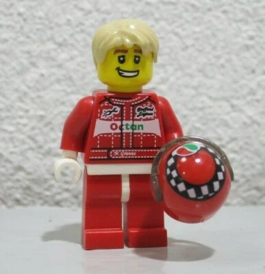 Race Car Driver Series 3 Helmet Octan CMF LEGO® Minifigure Mini Figure - Image 1 of 3
