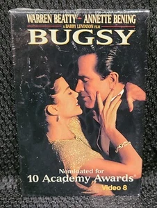 Bugsy Video 8 8mm Video Cassette NEW & SEALED - Warren Beatty Annette Bening - Imagen 1 de 6