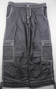 Pantalone donna Prana vita media coulisse cargo Capri nero elasticizzato taglia S (30x22) - Foto 1 di 9
