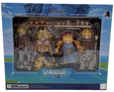 Figura de acción Square Enix Trials of Mana Kevin & Charlotte Bring ArtsAction Foto 1 de 4