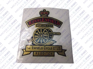 Royal Enfield Tool Box Sticker Logo Badge Emblem Monogram - Picture 1 of 2