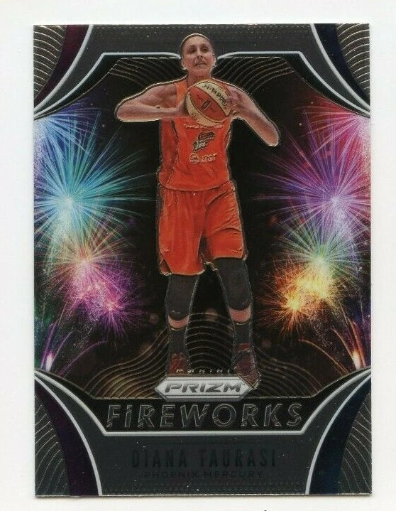 2020 Panini PRIZM WNBA Fireworks Insert Card 10 - Diana Taurasi (Mercury) - Image 1 of 1