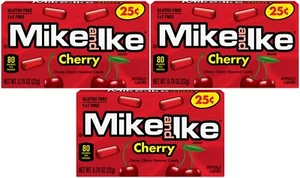 3x Mike & Ike Cherry Minis Chewy Cherry Flavored Candy 22g American Candy - Bild 1 von 2