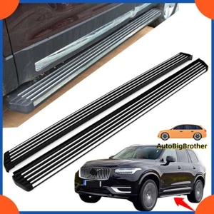 Fits for Volvo XC90 2015-2023 Fixed Running Board Side Steps Pedals Nerf Bar - Imagen 1 de 6