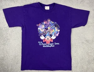 Camisa De Colección Walt Disney World Grande Hechicero Mickey Donde Vive la Magia Años 90 - Imagen 1 de 10