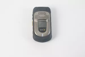 Sprint DuraXT E4277 Kyocera Black Flip Cell Phone W/ 2GB Micro SD Card - Picture 1 of 6