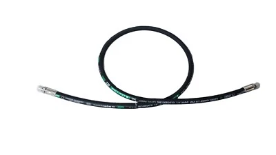 1/4" x 60" 2-Wire Hydraulic Hose Assembly 2- Male Pipe fittings 5800 PSI - Image 1 of 2
