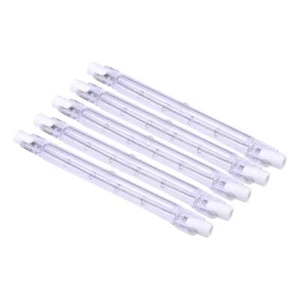 5x Clear 500W 500Watt 220V/240V R7s 118mm Double Ended Halogen Bulbs - Picture 1 of 3
