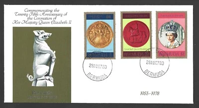 1978 Bermuda Postage - MIXED DENOMINATION - QUEEN ELIZABETH II - FDC - Image 1 of 4