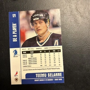 Cb36a #171 Teemu Selanne , Anaheim Ducks Mighty 1999/2000 Be A Player - Picture 1 of 2